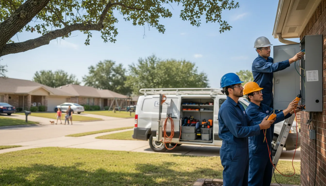 Certified electrician providing emergency electrical services in Dover, ID